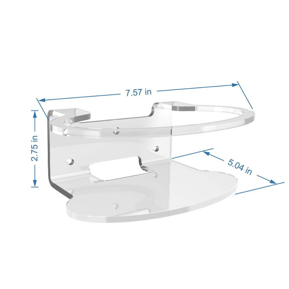 Support robuste en acrylique transparent pour montage mural pour routeur Netgear Orbi WiFi RBS40, RBK40, RBS50, RBK50, AC2200, AC3000