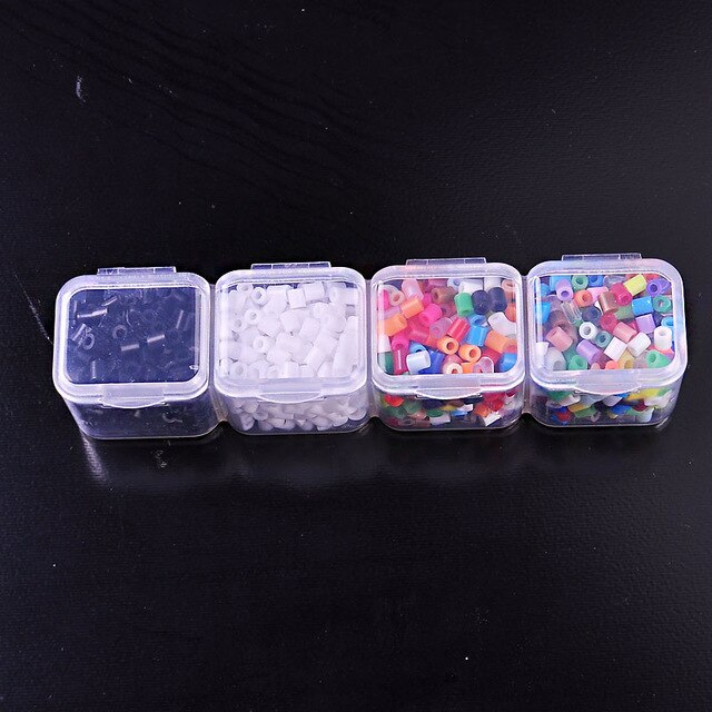 1000Pcs 2.6mm Mini Hama Beads Material Fuse/Perler Beads For Make Caroon Pixel Figure Jigsaw Educational Class Toys: 1200 Beads A