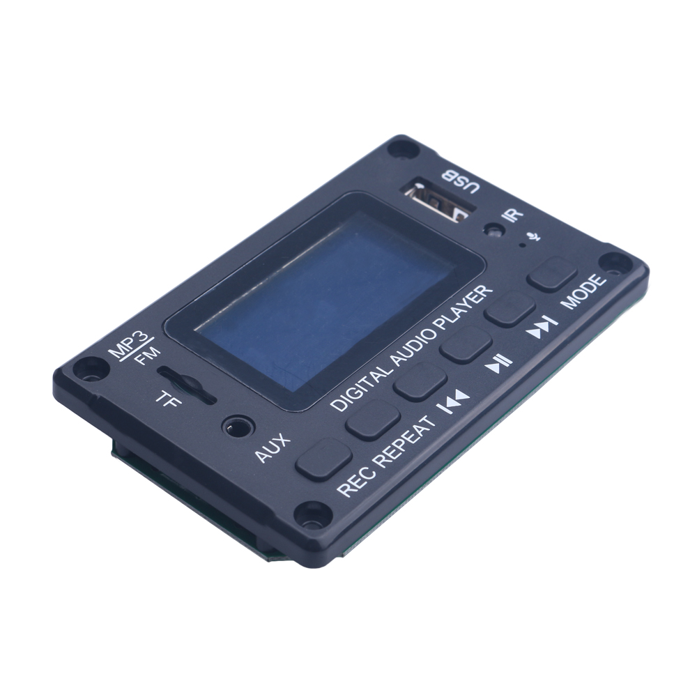 12V MP3 Decoder Board Bluetooth-Compatibel Auto MP3 Speler Usb Opname Module Fm Aux Radio Met Voor Speaker handsfree