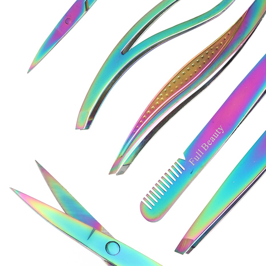 1 Pc Professionele Wenkbrauw Pincet Schaar Gezicht Haar Dode Huid Puller Wimper Extension Clips Makeup Manicure Gereedschap NFFBM1-5