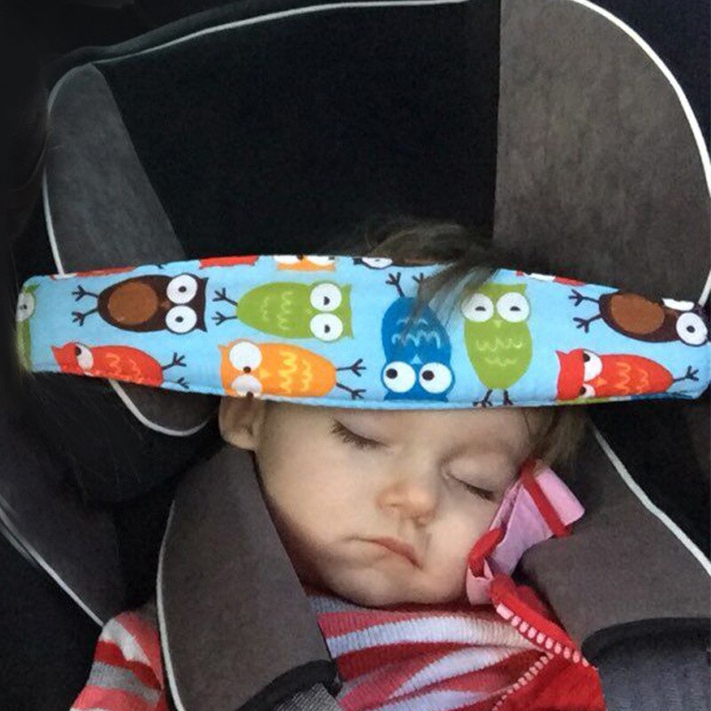 Baby bilsæde hovedstøtte børnebælte fastgørelsesbælte justerbar søvnpositionering børn spædbørn beskyttelse tilbehør