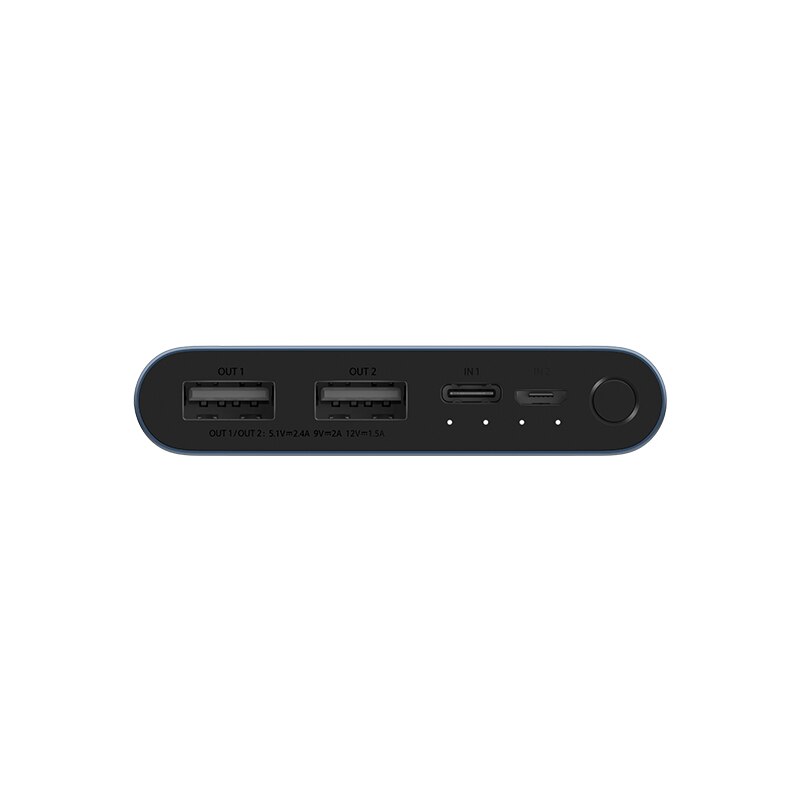 Xiaomi banco de potência 3 10000mah plm13zm dupla usb 18w carregamento rápido mi powerbank 10000 carregador portátil bateria externa poverbank