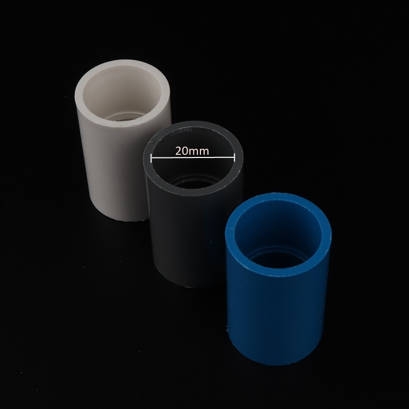 5 st 20mm pvc rak koppling vattenrörskoppling för trädgårdsbevattning vattning akvarium rörskarvar pvc adapter