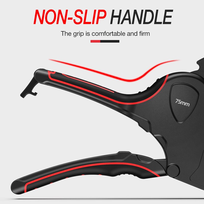 36-75Mm Plastic Pijp Tang Cutter Buis Tang Schaar Cutter Duct Slang Pvc/Pu/Pp/pe Sanitair Pijp Handleiding Handgereedschap Voor Loodgieter