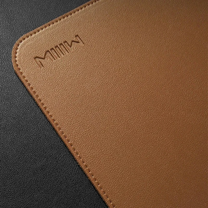 XIAOMI Mijia Office Mouse Pad Double Layer Solid Color Leather Cork Gaming Desk Dirt Resistant Large Waterproof For Mouse Pad