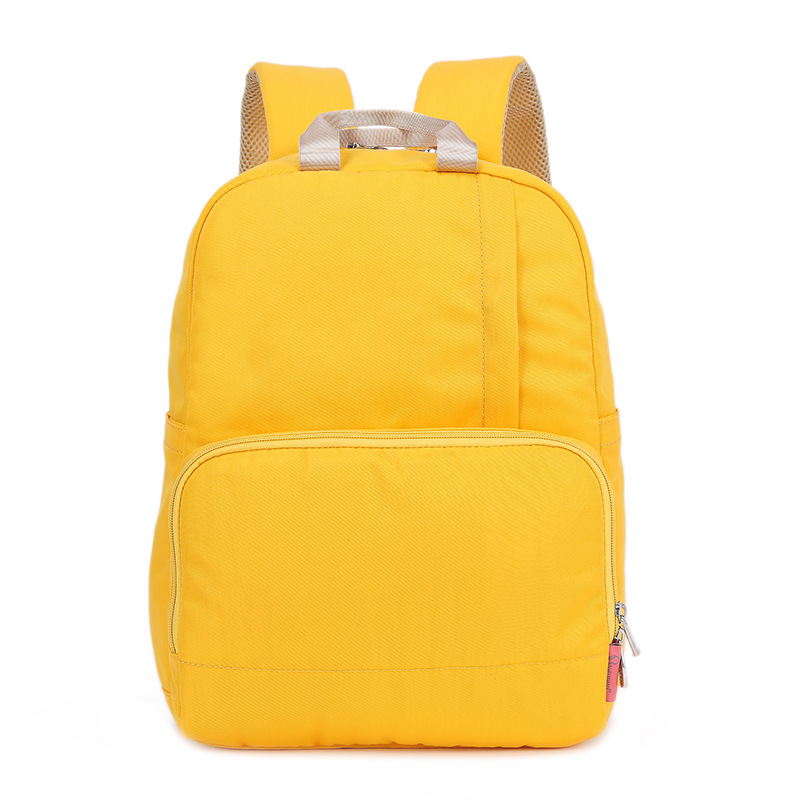Moda mãe maternidade saco de fraldas grande capacidade saco de cuidados com o bebê mochila desinger saco de enfermagem para carrinho de criança mamae: Lemon Yellow