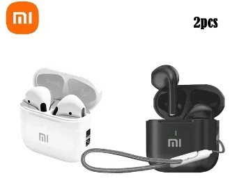 Xiaomi Buds Bluetooth 5,3 Kopfhörer TWS Drahtlose Kopfhörer Noise Reduction Ohrhörer Hifi Stereo Sound Kopfhörer Headset Mit Mikrofon: Black