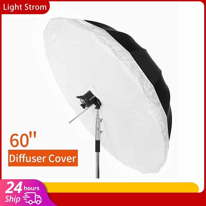 Studio Photogrphy 60 "150Cm Wit Zwart Reflecterende Verlichting Licht Paraplu Diffuser Cover (Diffuser Cover Alleen)