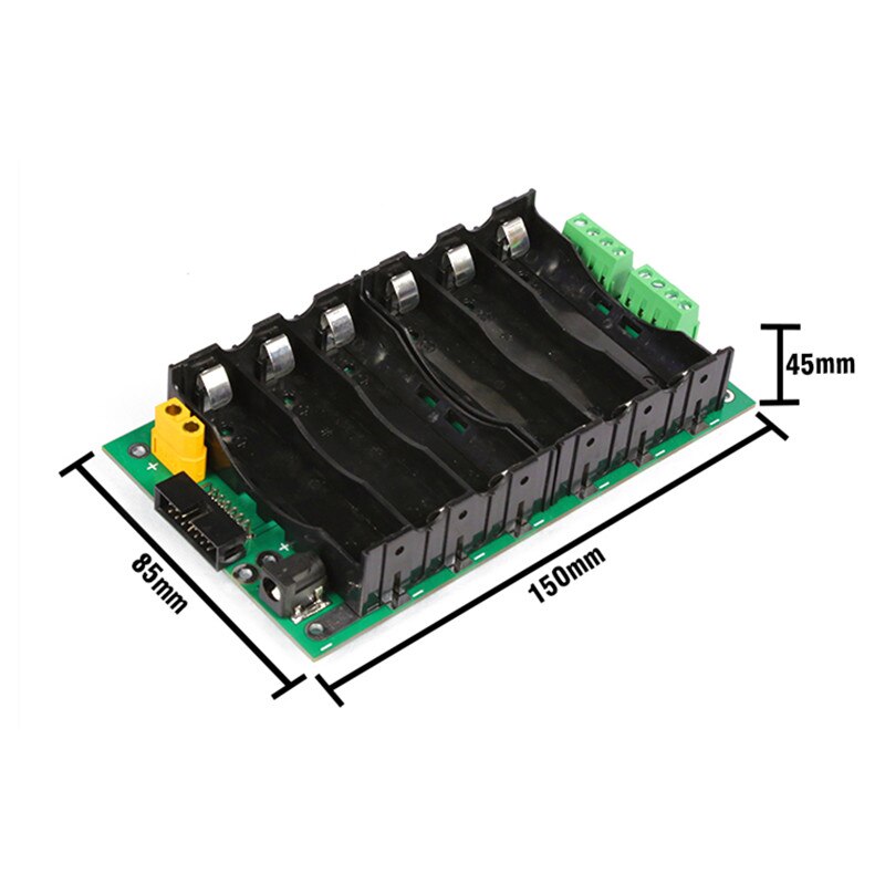 Support de batterie 18650 de 24V pour voiture électrique, boîtier de batterie au Lithium-ion, circuits d'équilibre 6s, bms, pcb, bricolage, ebike