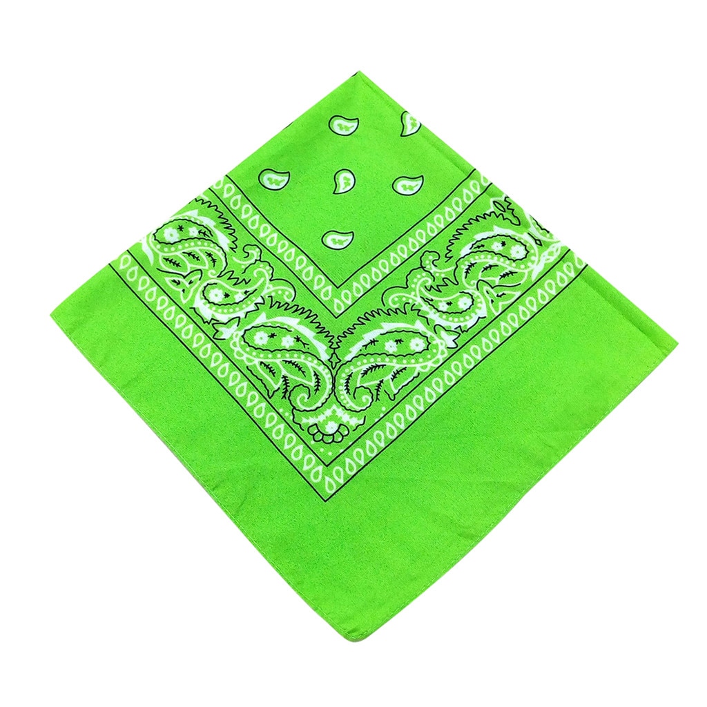 Baumwolle Neue Tie-Gefärbt Kopftuch Paisley Blättern Bandana Tie-Gefärbt Quadratischen wiederverwendbare Radfahren gesichtsmaske Mund Gesicht Schal: K