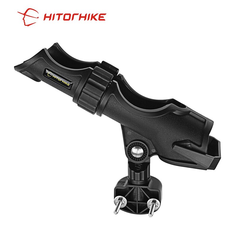 Kayak Rod Holder Side Rail Installation or Directly Installed on Kayak & Boat Fishing Pole Rod Holder Propene polymer Black: Brown