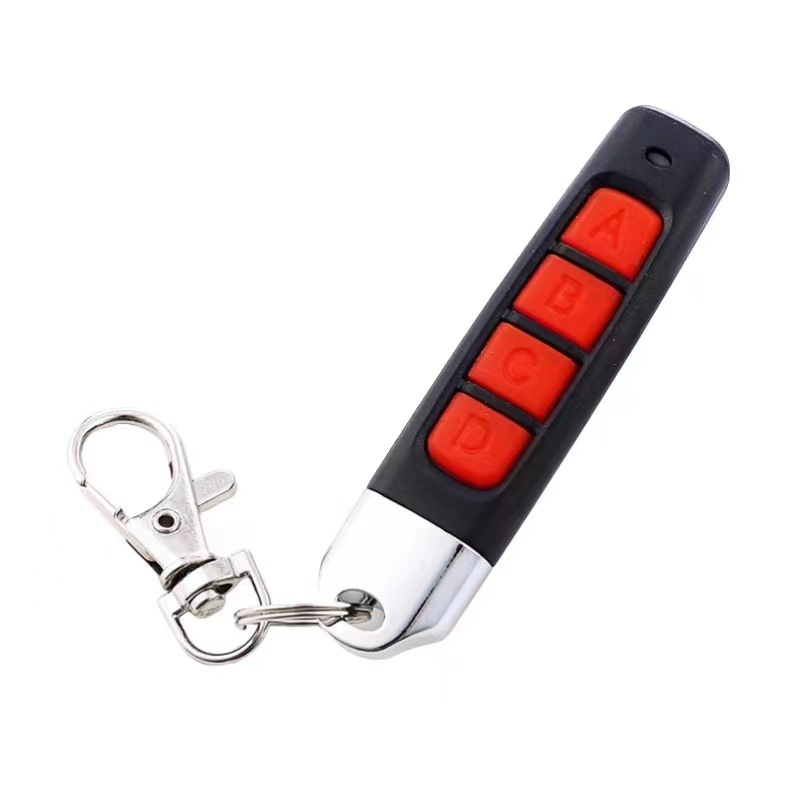 433 frequency remote control, electric roller shutter door, retractable doorway, remote control key: Red