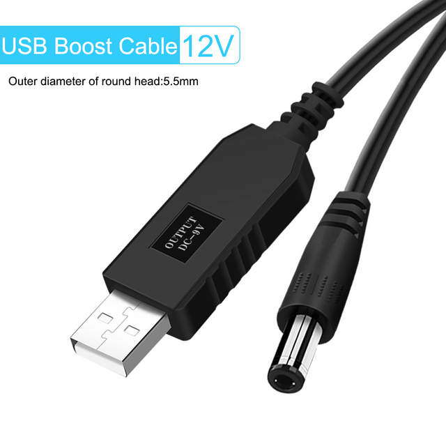 USB to DC Power Cable for Wifi Router Modem Fan Speaker USB to DC 3.5mm Jack Charging Cable Power Cord Plug Connector Adapter: Red