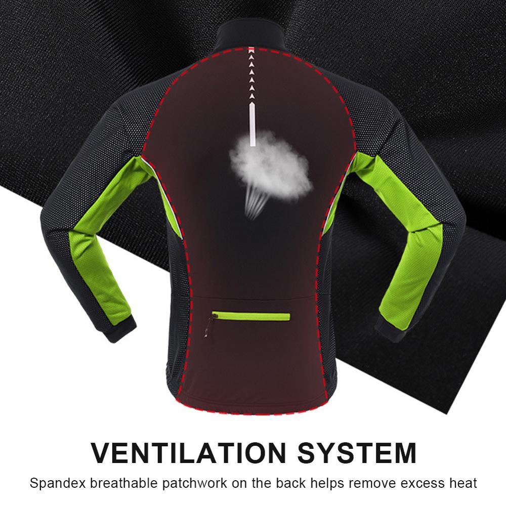 Arike Mannen Winter Thermische Fietsen Jas Set Winddicht Waterdicht Warm Bike Jacket Mtb Broek Fiets Pak Fietsen Kleding 20A