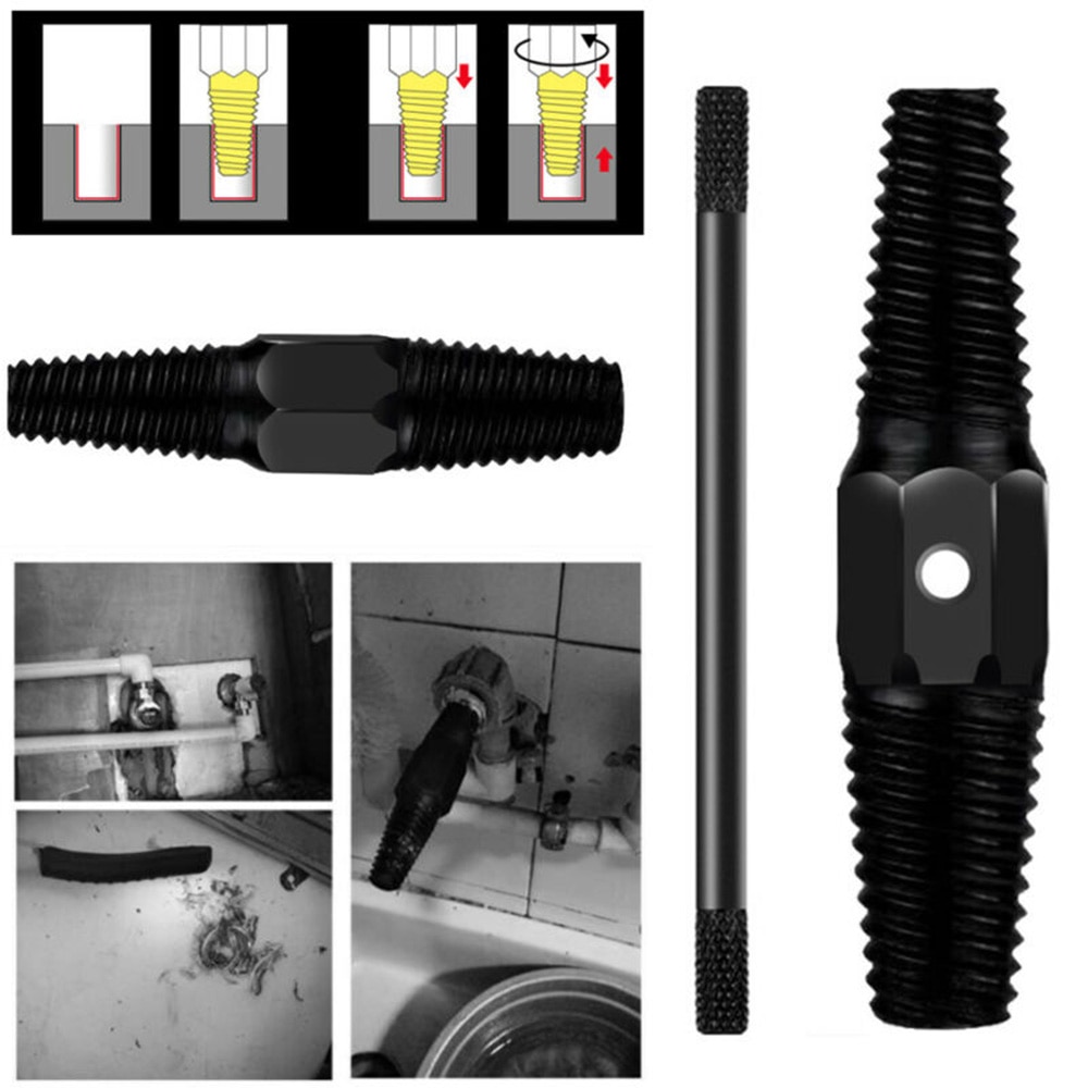 1 Set Damaged Screw Extractor Drill Bits Guide Set Broken Speed Out Easy Out Bolt Stud Stripped Screw Remover Tool 1/2 3/4 Inch