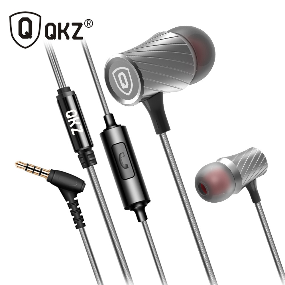 Qkz DM3 Auricolari In-Ear - Metallo Super Bass - Compatibili Cellulare, PC, MP3