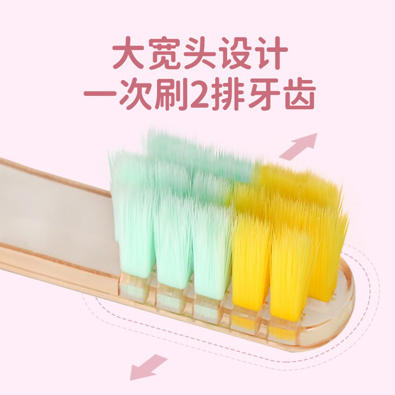 Adult Wide Head Toothbrush High-end Soft Bristle Toothbrush Macaron Color Daily Toothbrush Family Pack