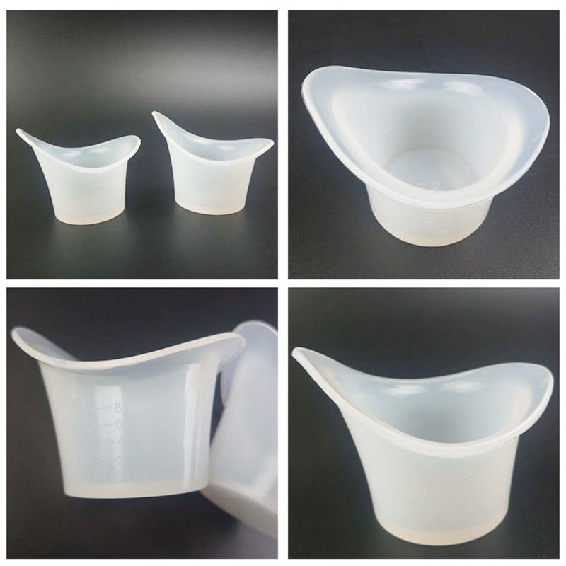10pcs Eyewash Cup Silicone Resuable Soft Eye Bath Cup Eye Wash Cup