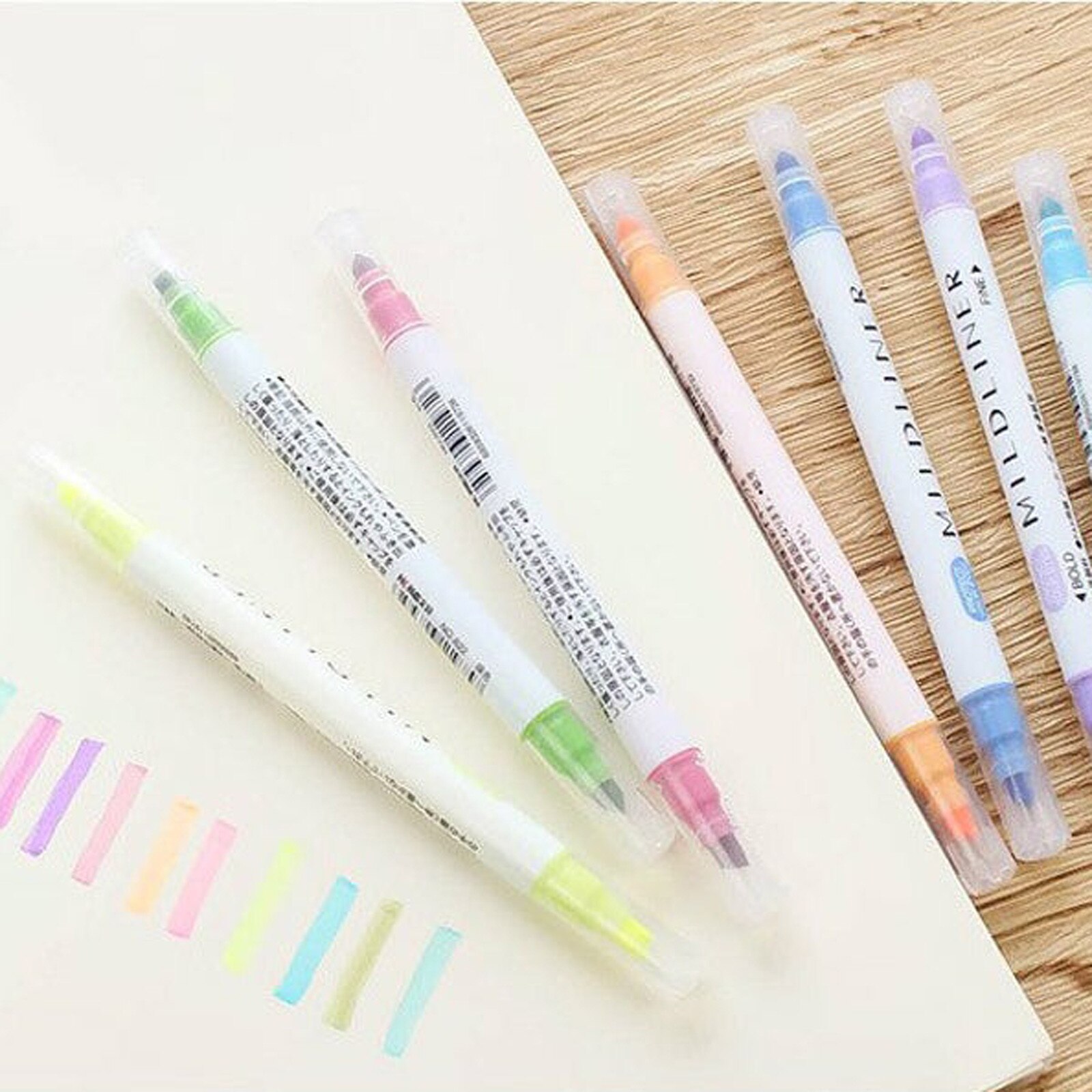Evidenziatori Punta Morbida OSALADI - Set 4 Penne Colorate Glitter Per Scuola E Ufficio