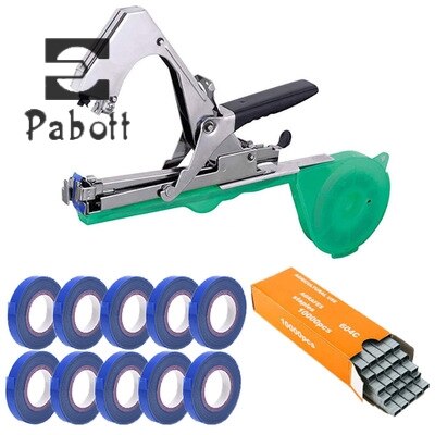 Machine de saisie de plantes pour Branches de plantes de jardin, outil pour fruits et légumes Agriculture, cerclage manuel, liaison de plante, outil à main: Bleu