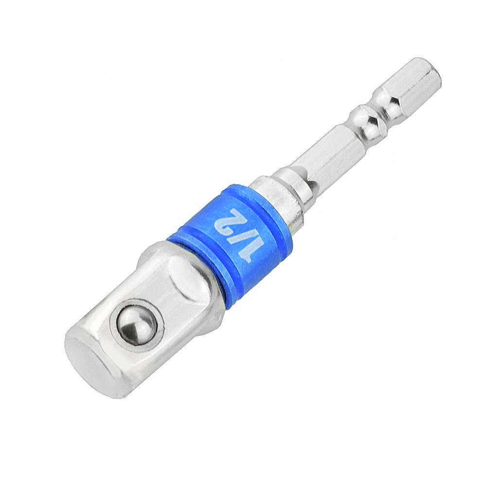 3PCS 1/4 3/8 1/2 Wrench Socket Adapter colorful Spring Loaded Ball Chrome Vanadium Steel Socket Adapter Drill Ratchet Power Tool