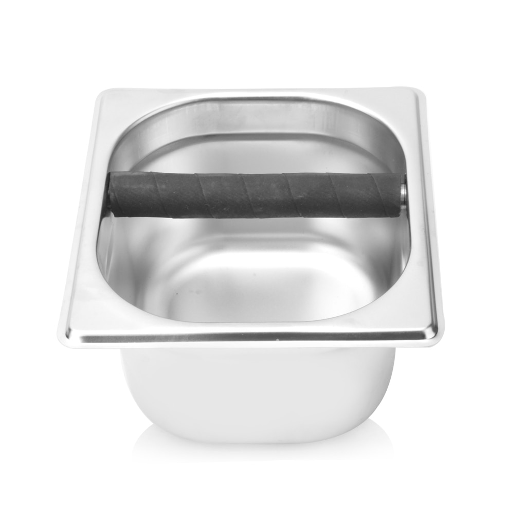 MICCK Stainless Steel Espresso Coffee Knock Box Coffee Container Knock Rubber Bar For Coffee Machine Barista Tools Accessories