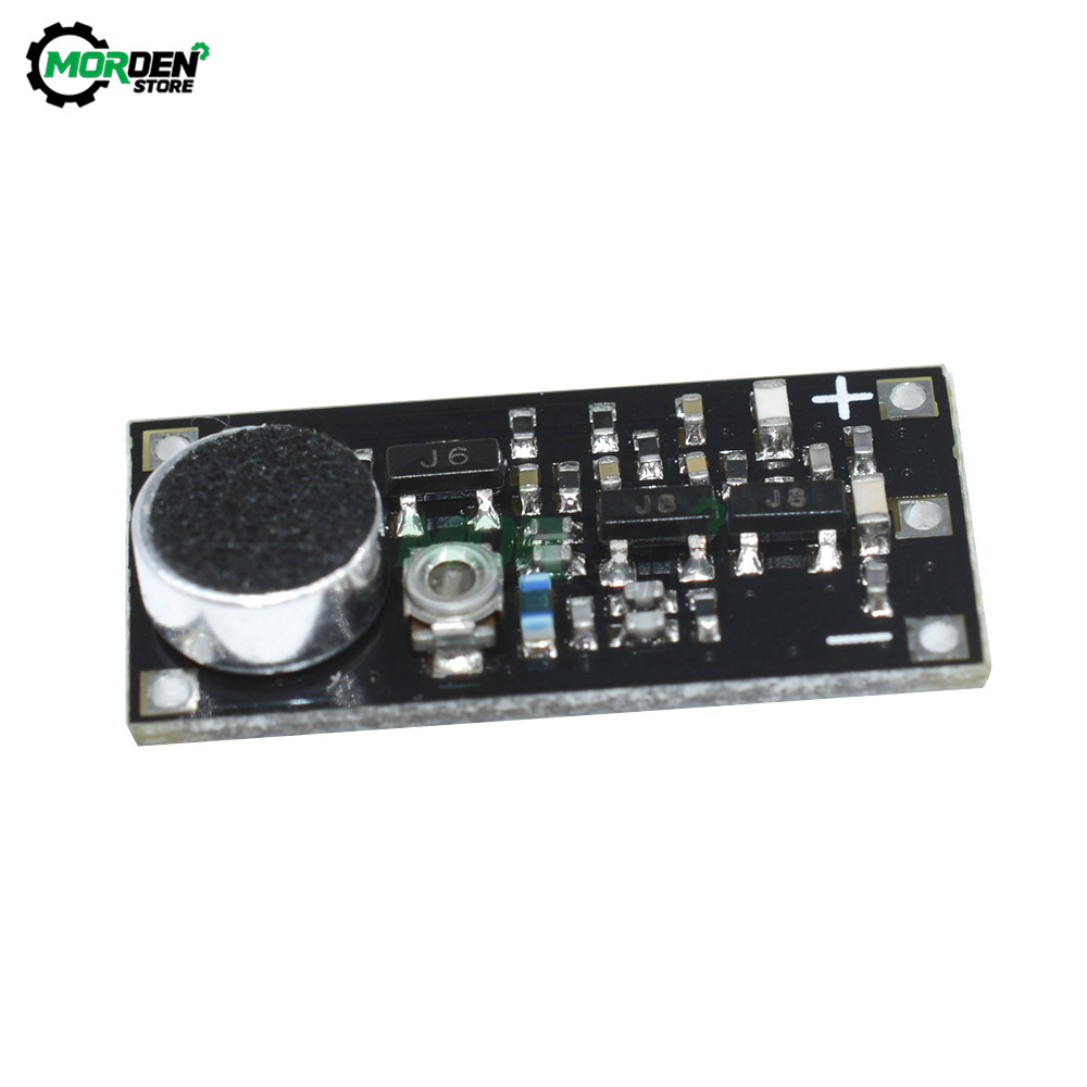 800M 85-115Mhz Fm-zender Draadloze Microfoon Surveillance Frequentie Board Module Voor Arduino Verstelbare Condensator Dc 100M