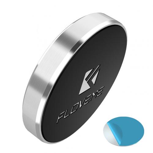Mini Magnetico Supporto Del Telefono Dell'automobile Per il iPhone 12 Con Bottoni Car Dashboard Mount Stabile Delle Cellule Del Telefono Mobile Del Supporto Del Basamento: Argento
