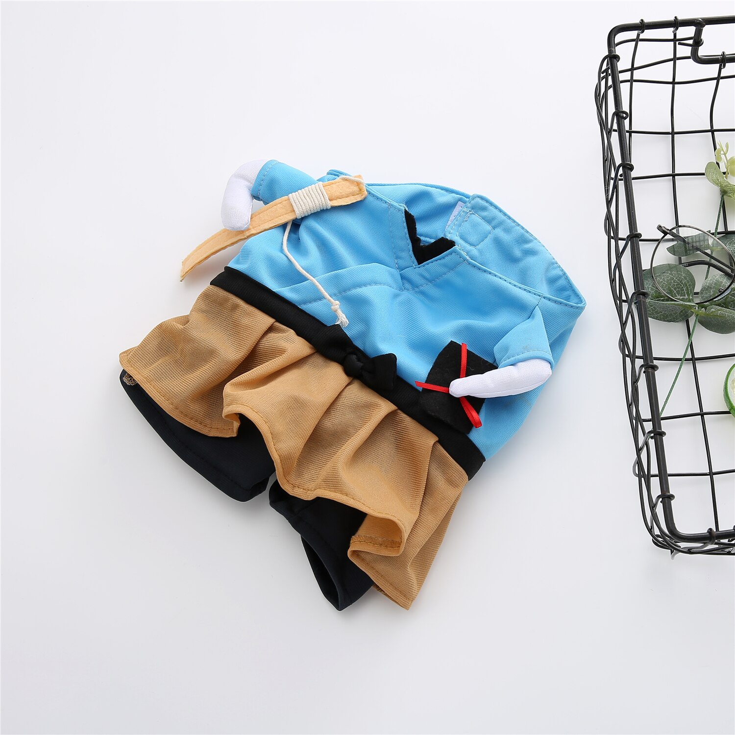 Funny Cat Clothes Pirate Suit Clothes for Cat Costume Clothing Corsair Halloween Pet Clothes Dressing Up Cat Party Costume Suit