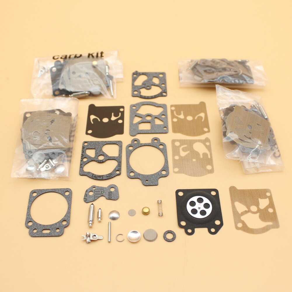 Kit de diafragma de carburador, compatible con Husqvarna 36, 39, 40, 55, 244R, 245R, 132 Homelite, motosierra Walbro, K20WAT, K20WT, k20, k20y, H20WT, lote de 5 unidades