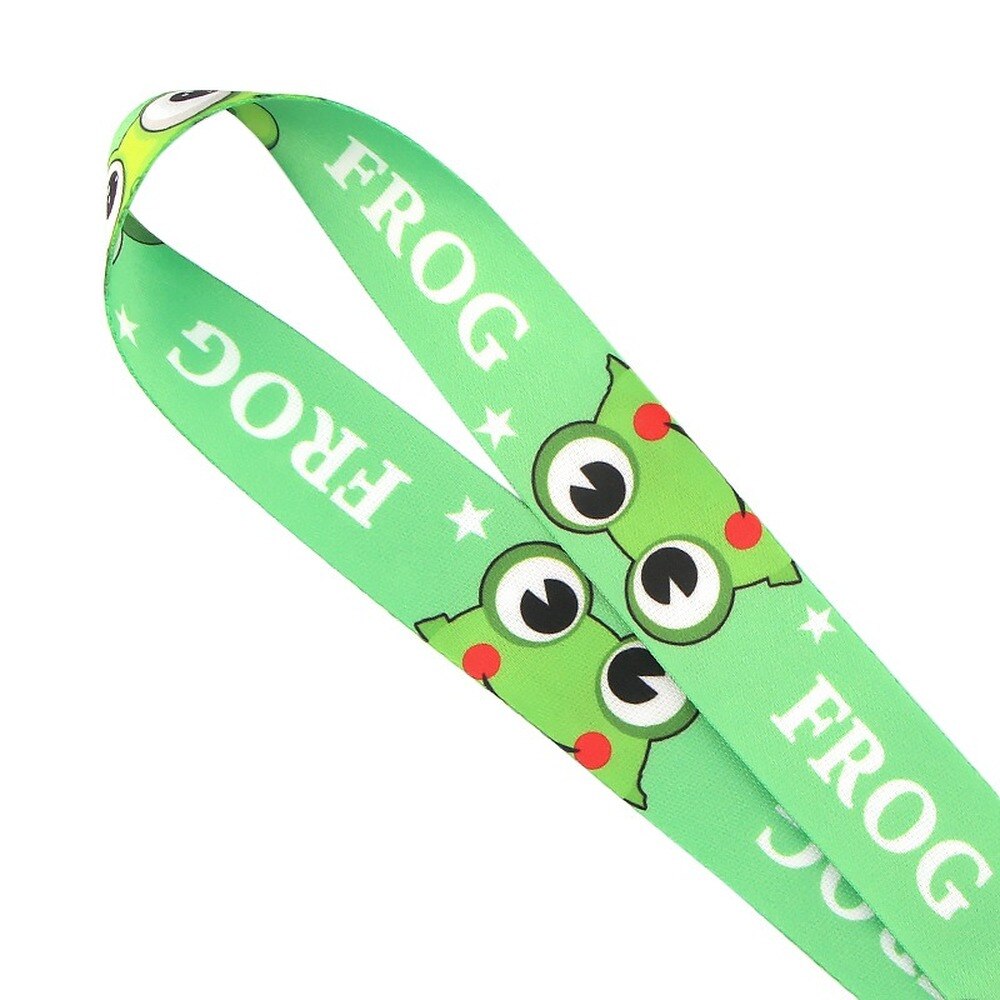 Frog Lanyard for Keys Phone Neck Strap Camera Whistle ID Badge DIY Hang Rope Lanyards