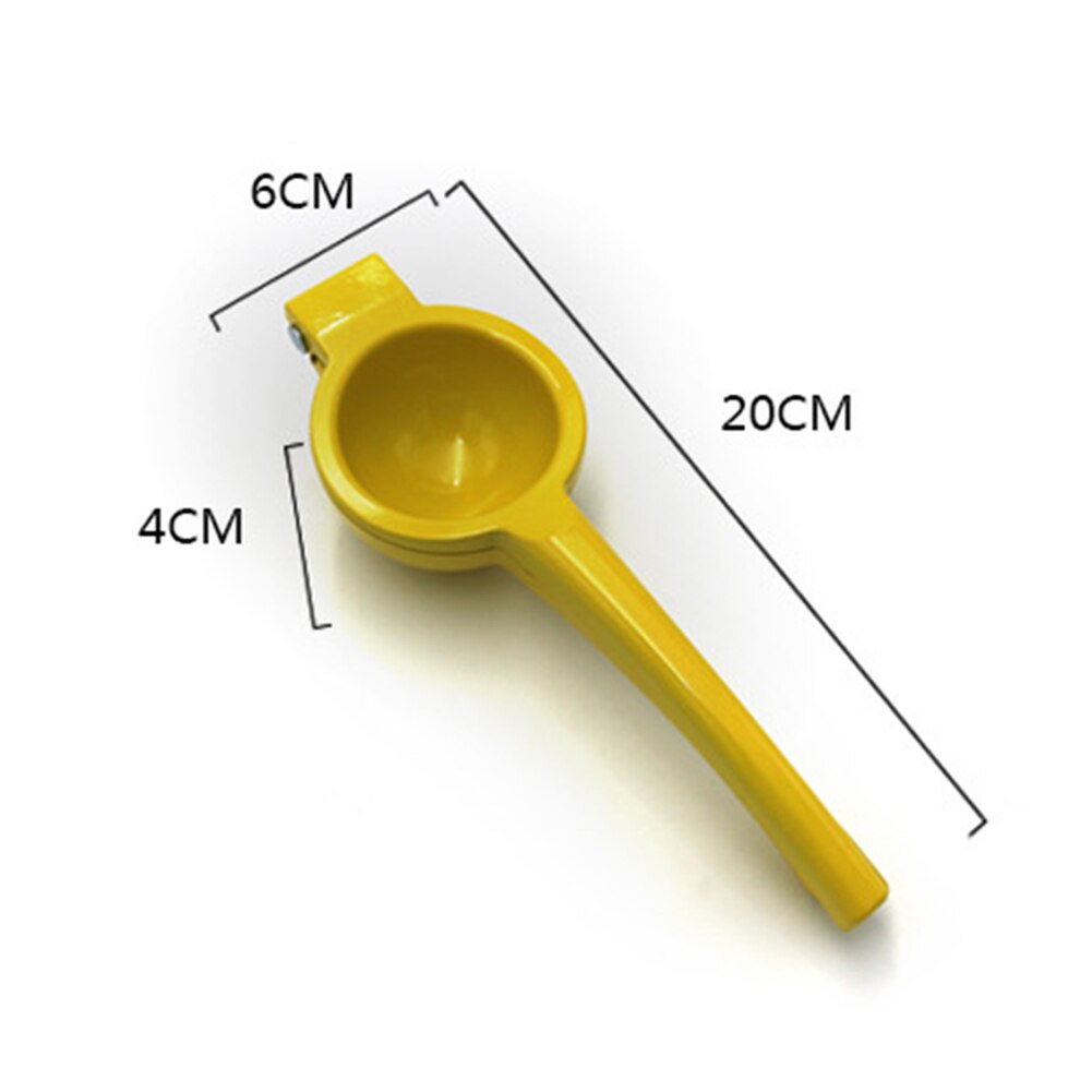 1pc Lemon Squzeer Handle Press Fruit Strainer Juicer Multifunctional Tool Useful Manual Yellow High