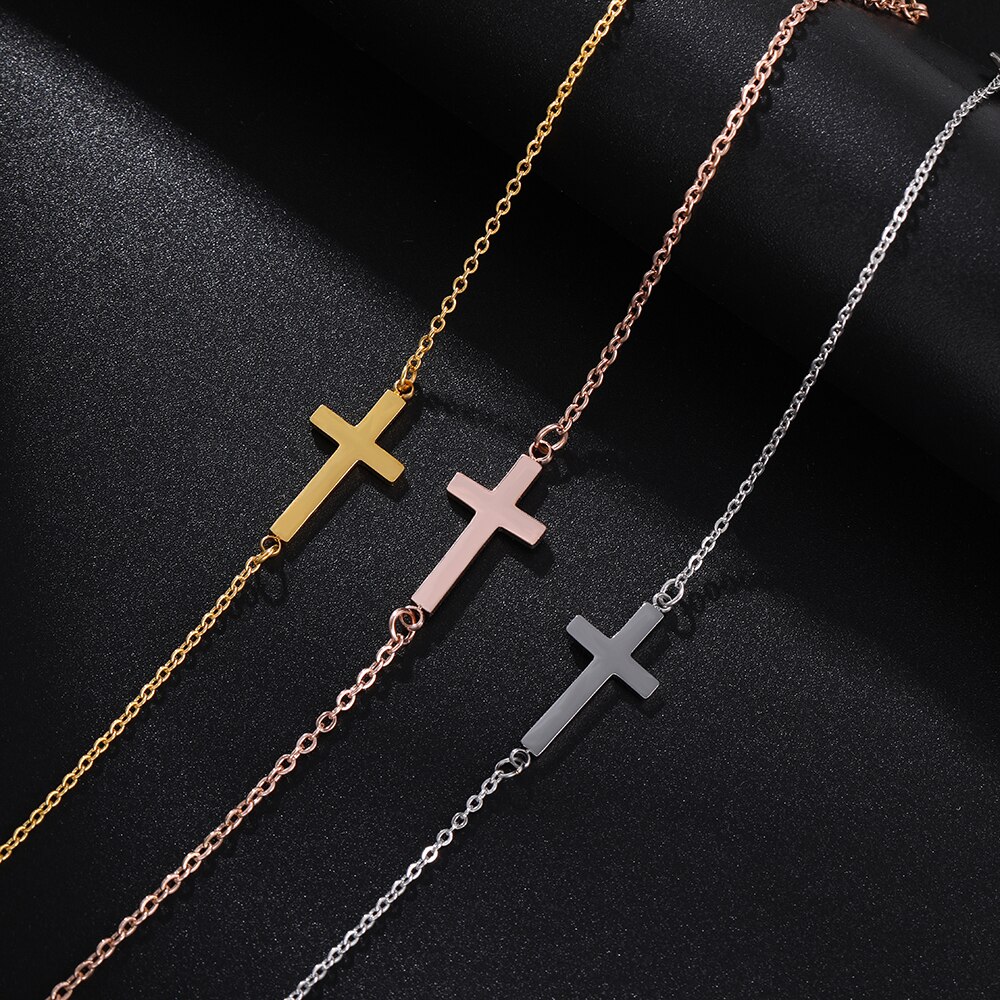 Rvs Cross Enkelband Barefoot Haak Sandalen Voet Sieraden Benen Armband Enkel Enkelbanden
