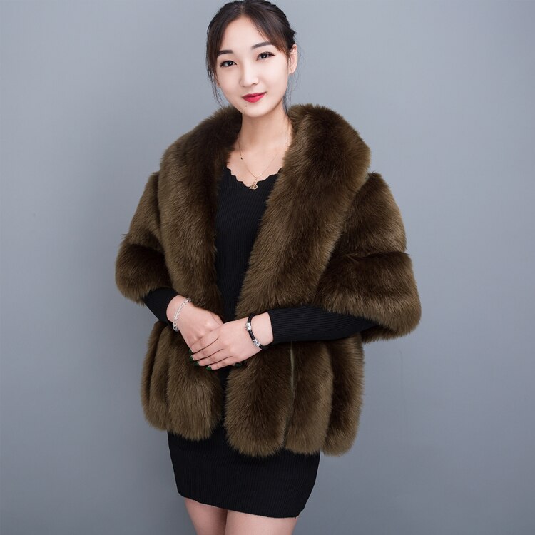 JaneVini Weiß Winter Braut Pelz Faux wickelt Frauen Warme Tücher Mäntel Hochzeit Mantel Jacken für Abend Party Etole Mariage