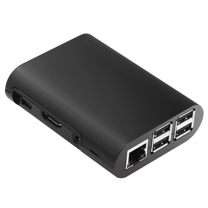 Funda para Raspberry Pi 3 Modelo B, Pi 2 Modelo B &amp; Pi B + 4 negro