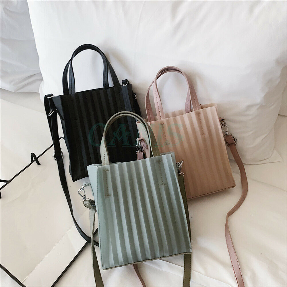 Kvinder håndtasker justerbar rem pu læder totes taske top-håndtag crossbody taske skuldertaske dame enkel stil håndtasker