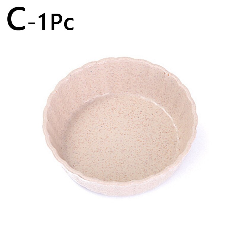 Simple Modern Plastic Kitchen Dip Sauce Dim Sum Plate Seasoning Plate Round Pickle Dish Cutlery Dip Sauce Dim Sum Plate: C