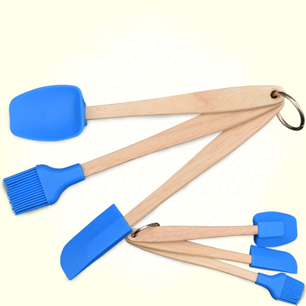 Juego de 3 uds. De pinceles y espátulas de silicona para cocina, utensilio para hornear, artículos de cocina