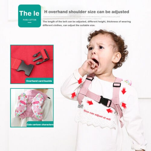 Toddler Kids Baby Safety Harness Leash Anti Lost Backpack Strap Bag For Walking