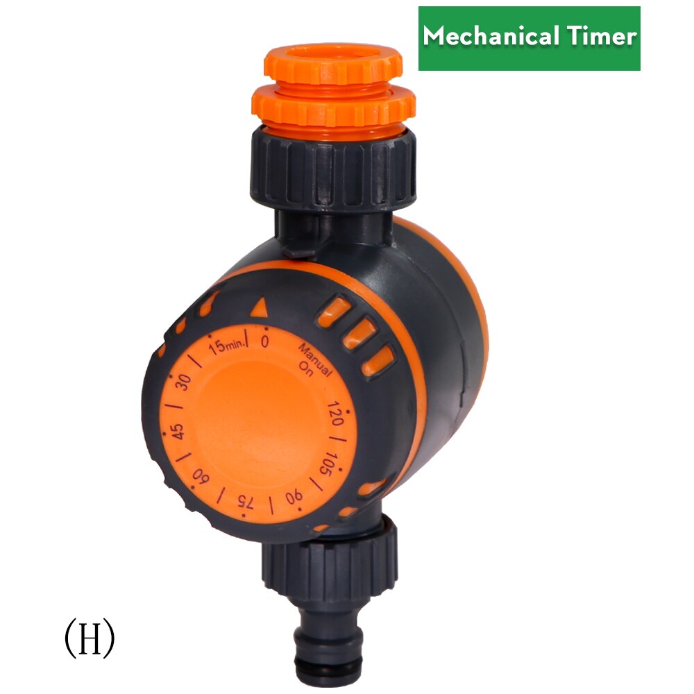 Rain Sensing Watering Timer LED Display Automatic System Garden Plant Irrigation Electronic Controller Lawn Greenhouse Sprinkler: H