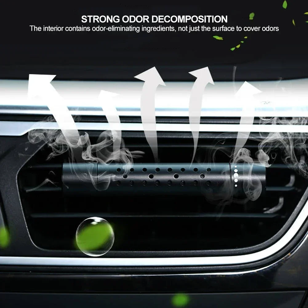 Clip de ventilación personalizado para fragancia de coche, difusor cilíndrico de aceite esencial para coche, varillas de repuesto para Auto, camión, oficina y cocina