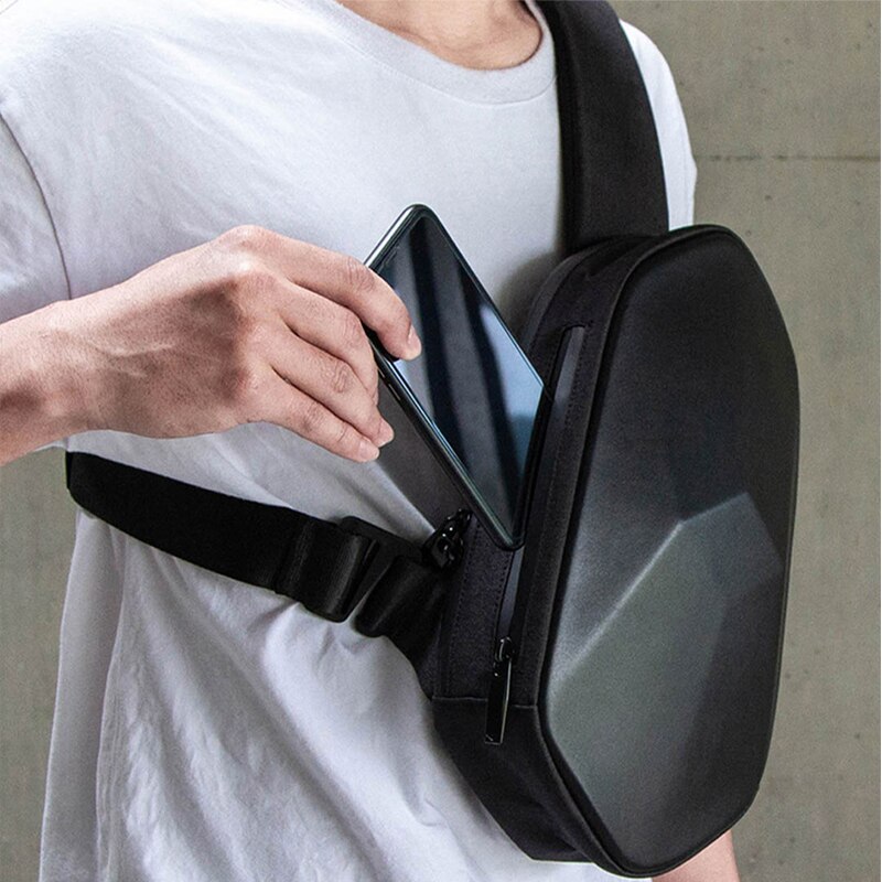 Xiaomi tajezzo beaborn polyeder pu bag vanntett fargerik fritidssport brystpakke poser mens kvinner reiser camping