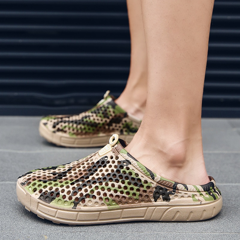 Original clásico zuecos jardín Chanclas Zapatos de agua hombres verano playa Aqua zapatilla al aire libre natación sandalias plataforma línea zapatos