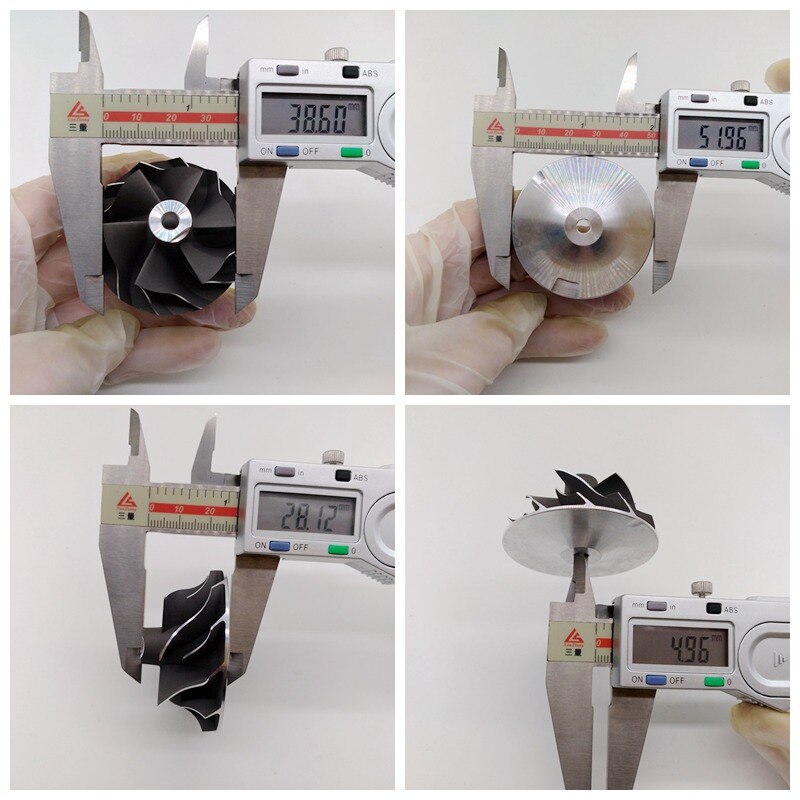 Turbo Onderdelen TD04 Compressor Wiel 38.6X52Mm Leverancier Aaa Turbocompressor Parts