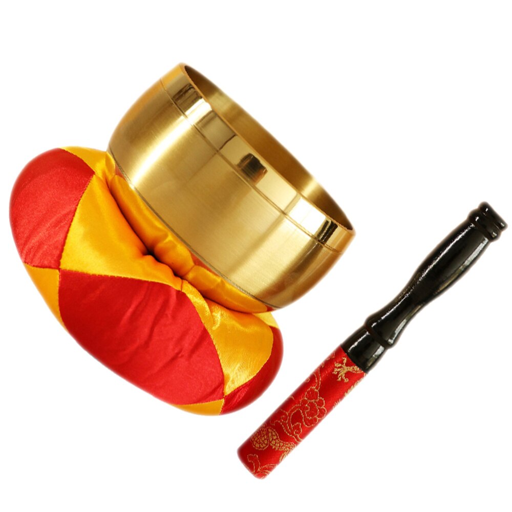 1 Set Sound Bowl Singing Bowl Meditation Spiritual Bowl with Stick: Default Title