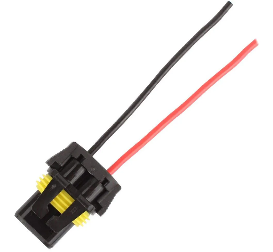 Cable Socket Wiring Harness H1 H4 H7 H9 H11 H13 9005 9006 9007 5202/H16 Lamp Holder with Wire Model Complete Accesorios Parts: Yellow