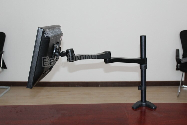 Aluminium Desktop Monitor Mount Arm Full Motion 360 Graden 13-24 &quot;LCD LED Monitor Houder Laden 5kgs zwart