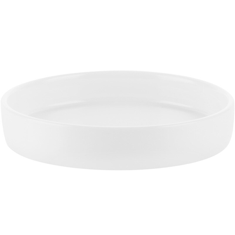 8inches European-style white ceramic tableware, western dishes, breakfast dishes, baking cake dishes ceramic dishes
