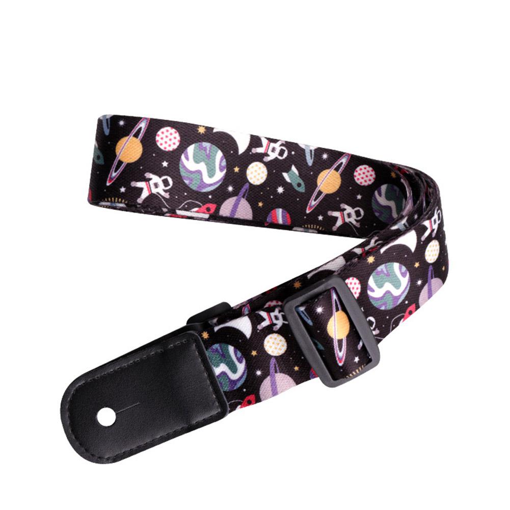 Härlig ukulele rem polyester flyg mönster band gitarr remmar 38mm*1.4m för barn