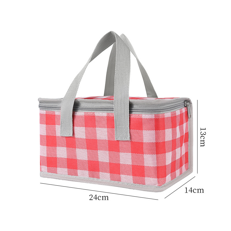 Sac de pique-nique sac isotherme en aluminium étanche sac de pique-nique grande boîte isotherme extérieure Portable thermique isolé Camping boisson Bento sacs: YELLOW